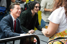 Stephen Colbert, Jack White, pictures, picture, photos, photo, pics, pic, images, image, hot, sexy, latest, new, 2011