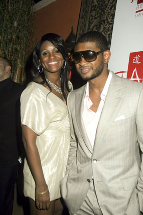 Usher and Tameka Foster