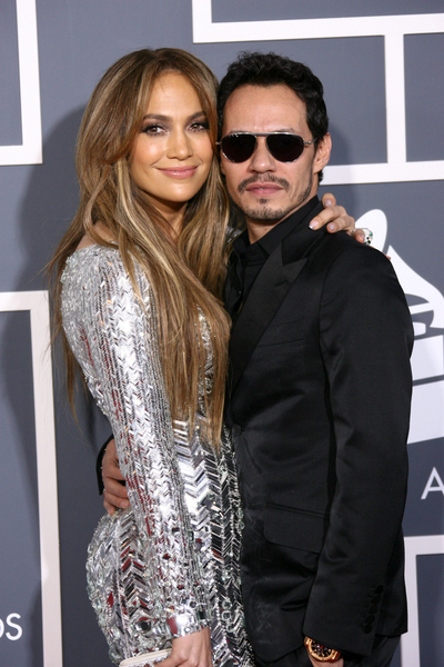 Jennifer Lopez and Marc Anthony Grammys 2011 Pictures: 53rd Grammy Awards Red Carpet Photos, Pics