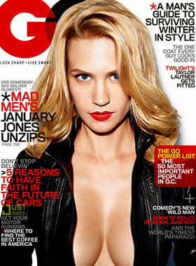 January Jones, pictures, picture, photos, photo, pics, pic, images, image, hot, sexy, latest, new, GQ, cover