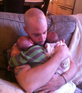 Chris Daughtry, Deanna Daughtry, twins, babies, baby, children, kids, Adalynn Rose, Noah James, pictures, picture, photos, photo, pics, pic, images, image, hot, sexy, latest, new, 2010