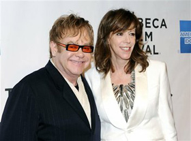 Elton John, Jane Rosenthal, pictures, picture, photos, photo, pics, pic, images, image, hot, sexy, latest, new, 2011