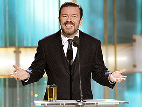 Ricky Gervais, Golden Globes, Golden Globe Awards, pictures, picture, photos, photo, pics, pic, images, image, hot, sexy, latest, new, 2011