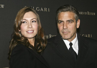 George Clooney, Sarah Larson, pics, pictures, photos, images, hot, sexy, celebrity, celeb, news, juicy, gossip, rumors